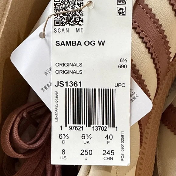 NWT Adidas Samba OG W - Picture 5 of 5